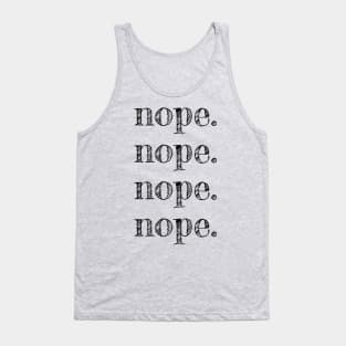 NOPE funny tshirt design mens womens kids Kids T-Shirt Tank Top